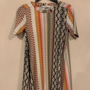 BCBGeneration swing dress tribal/hobo print